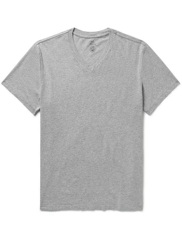 Photo: Save Khaki United - Organic Cotton-Jersey T-Shirt - Gray