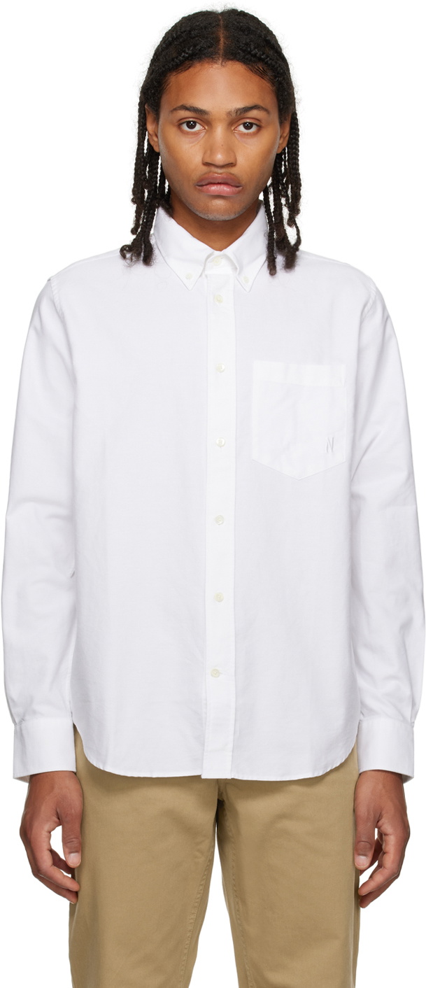 NORSE PROJECTS White Algot Shirt Norse Projects