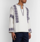 Isabel Marant - Piperi Embroidered Cotton Shirt - White