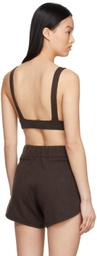 LISA YANG SSENSE Exclusive Brown Selah Bra
