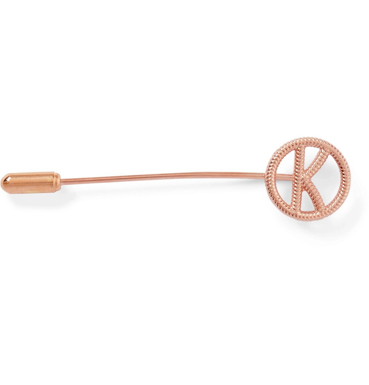 Photo: Kingsman - Deakin & Francis Engraved Rose Gold-Plated Tie Pin - Rose gold