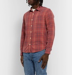 Remi Relief - Checked Cotton-Flannel Shirt - Red