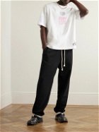 Acne Studios - Frack Straight-Leg Logo-Appliquéd Cotton-Jersey Sweatpants - Black