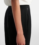 The Row Trino wool straight pants