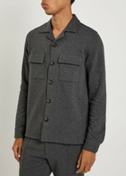 Aurélien Cotton-blend Overshirt Charcoal