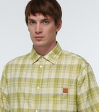 Loewe - Checked gauze shirt