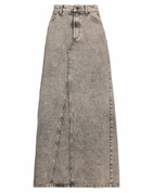Gestuz Womens Denim skirt in Black