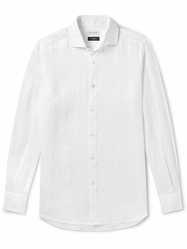 Photo: Incotex - Slim-Fit Linen Shirt - White