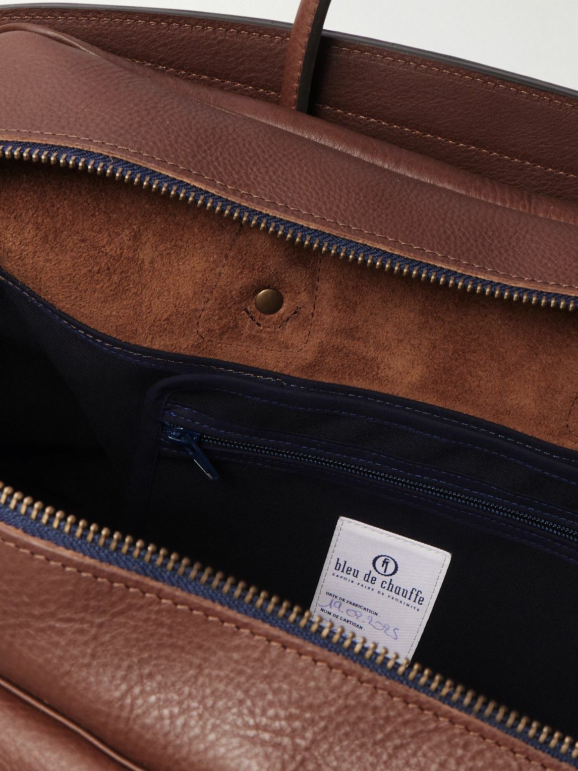 Bleu de Chauffe - Zoom Full-Grain Leather Weekend Bag