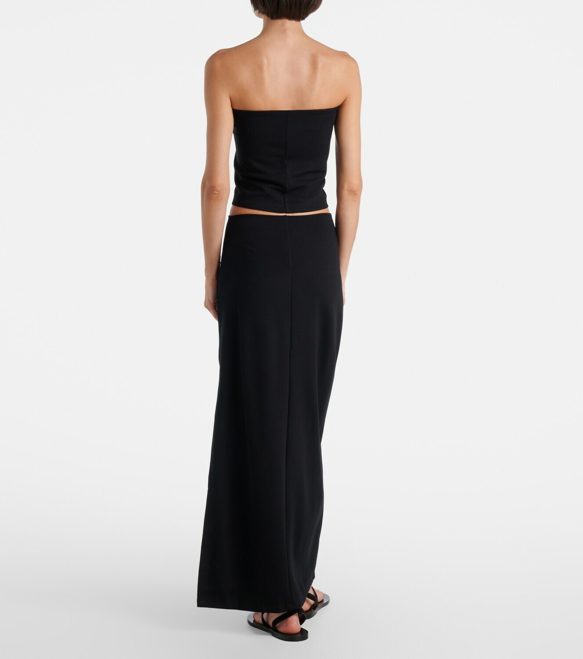 Leset Rio high-rise maxi skirt