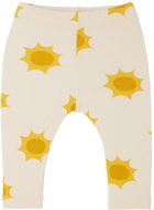 TINYCOTTONS Baby Off-White Sunny Leggings