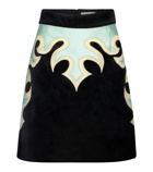 Zimmermann - Ladybeetle Mystic stretch-cotton velvet miniskirt