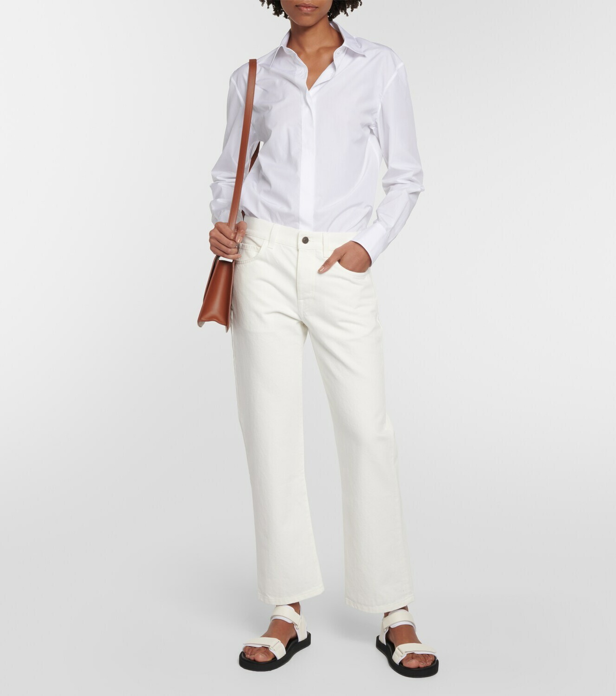 The Row Goldin mid-rise slim jeans The Row