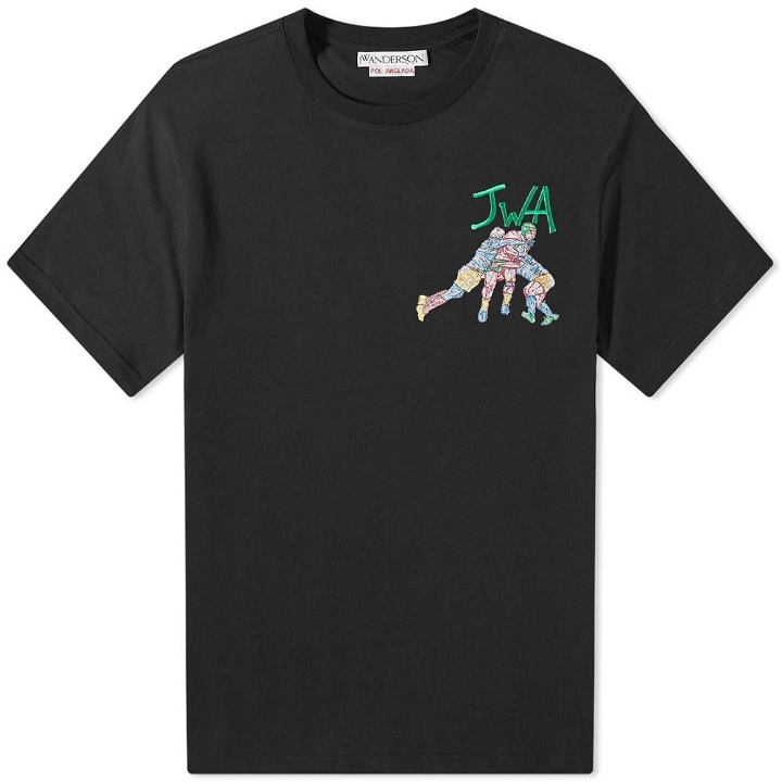 Photo: JW Anderson Embroidered Rugby Team Tee