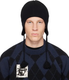 UNDERCOVER Black Wool Beanie