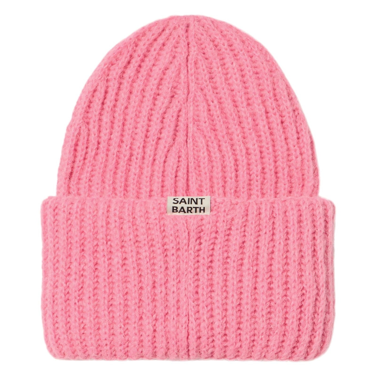 MC2 Saint Barth Girl Brushed And Ultra Soft Beanie With Apres Chic Embroidery