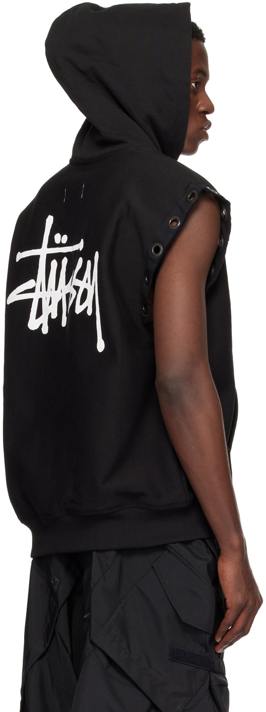 Junya Watanabe Black Stüssy Edition Hoodie Junya Watanabe