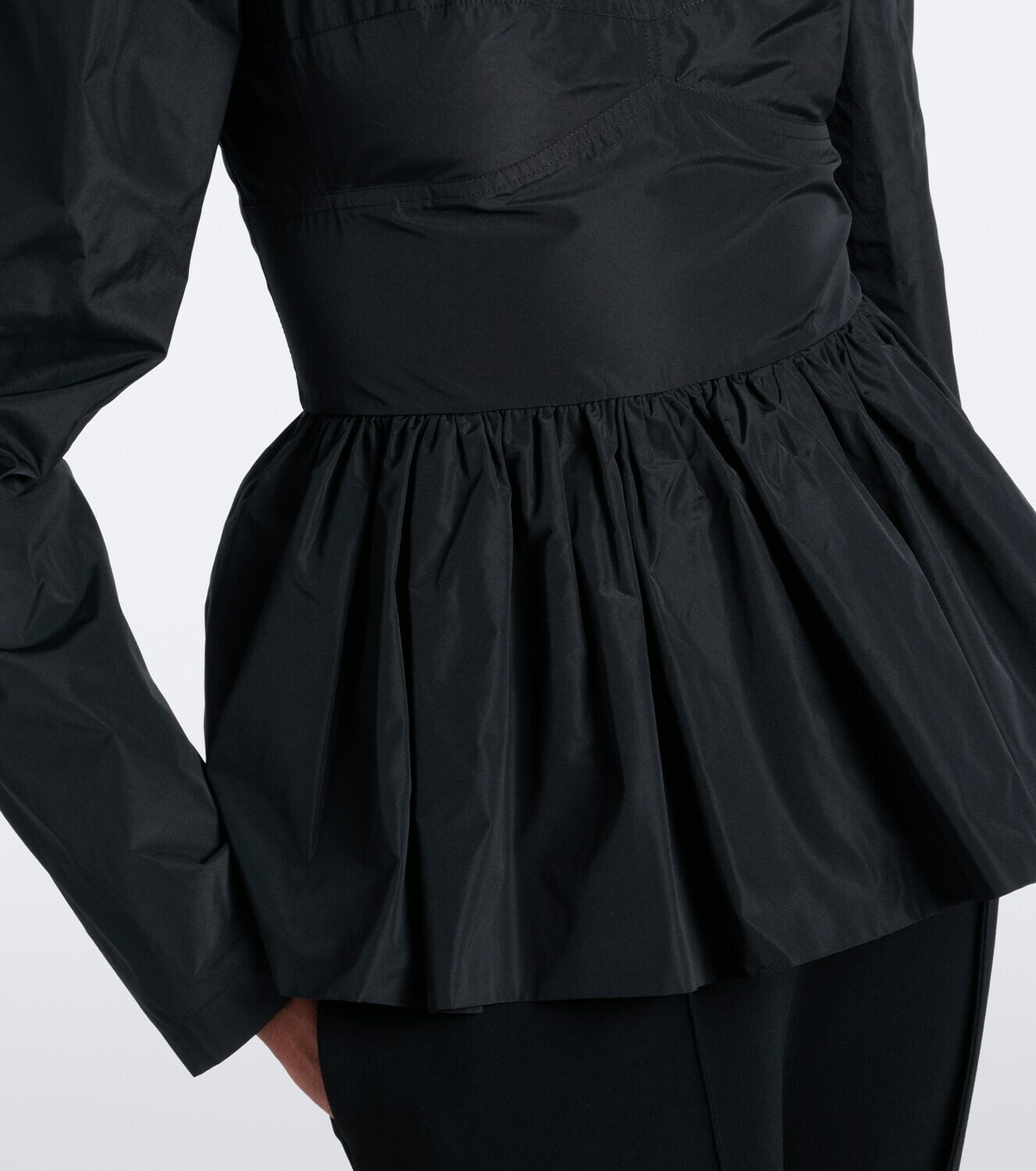 Stella McCartney Peplum taffeta top