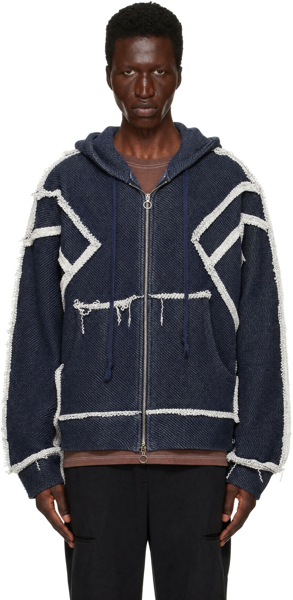 Phenomenon Men's x Mastermind WORLD Multi Cord Zip-Up Hoodie in