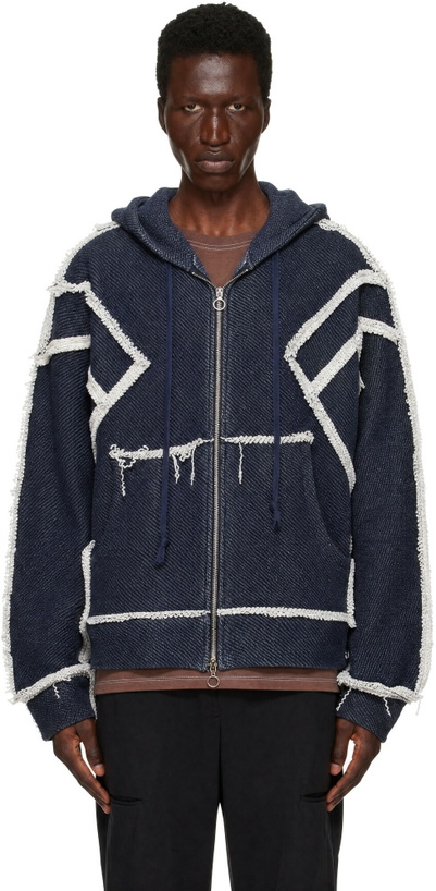 Photo: Edward Cuming Navy Flex Hoodie