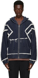 Edward Cuming Navy Flex Hoodie