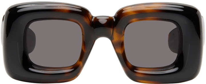 Photo: Loewe Tortoiseshell Inflated Sunglasses