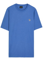 PS Paul Smith Appliquéd Cotton T-shirt Blue