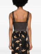 Elena Velez Brown Corset Style Top