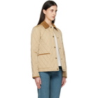 Burberry Beige Quilted Nylon Jacket