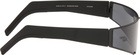 Rick Owens Black Cyclops Sunglasses