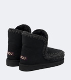 Mou 18 shearling-lined suede ankle boots