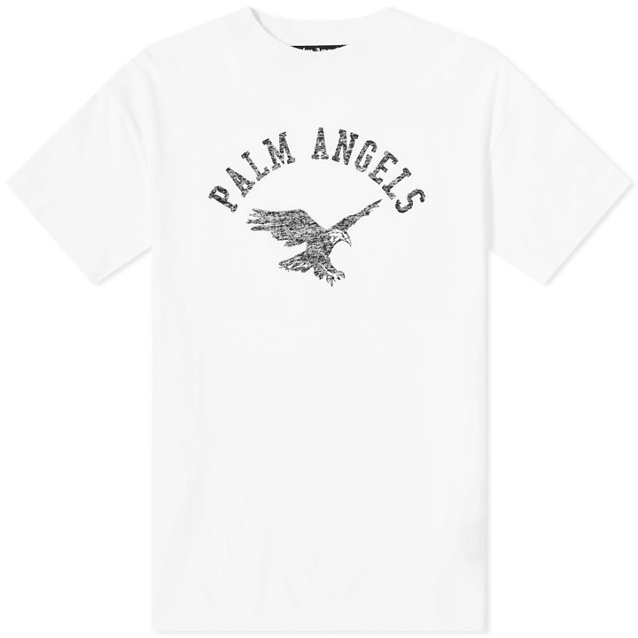 Photo: Palm Angels Collegiate Eagle Logo Tee