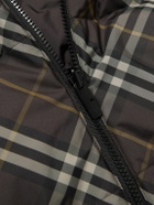 Burberry - Reversible Checked Quilted Shell Down Jacket - Brown