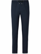 Paul Smith - Slim-Fit Wool Drawstring Trousers - Blue