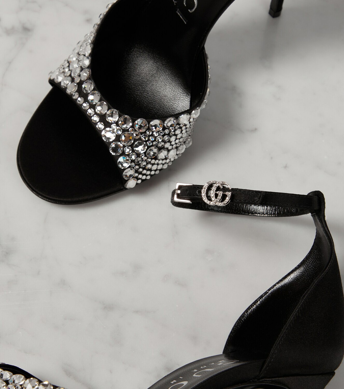 Gucci GG embellished sandals Gucci