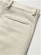 AMIRI - Wide-Leg Boiled Wool-Blend Suit Trousers - Neutrals