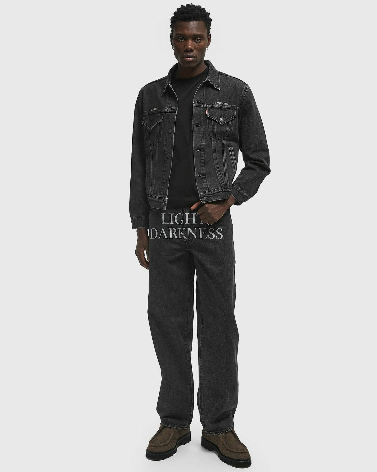 Levis X UNDERCOVER TYPE III TRUCKER Black Mens Denim Jacket Levis