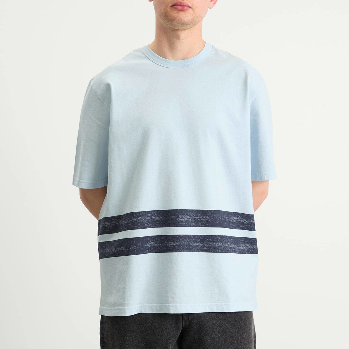 Stone Island Men's Marina Stripe T-Shirt in Blue