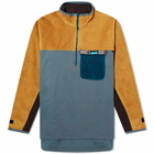 KAVU Men's Throwshirt Flex Half Zip Jacket in Bend Blend