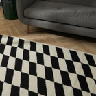 HAY Shift Kelim Rug - 140x200cm in Black 