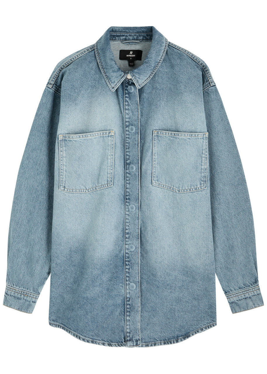 Represent Oversized Denim Overshirt