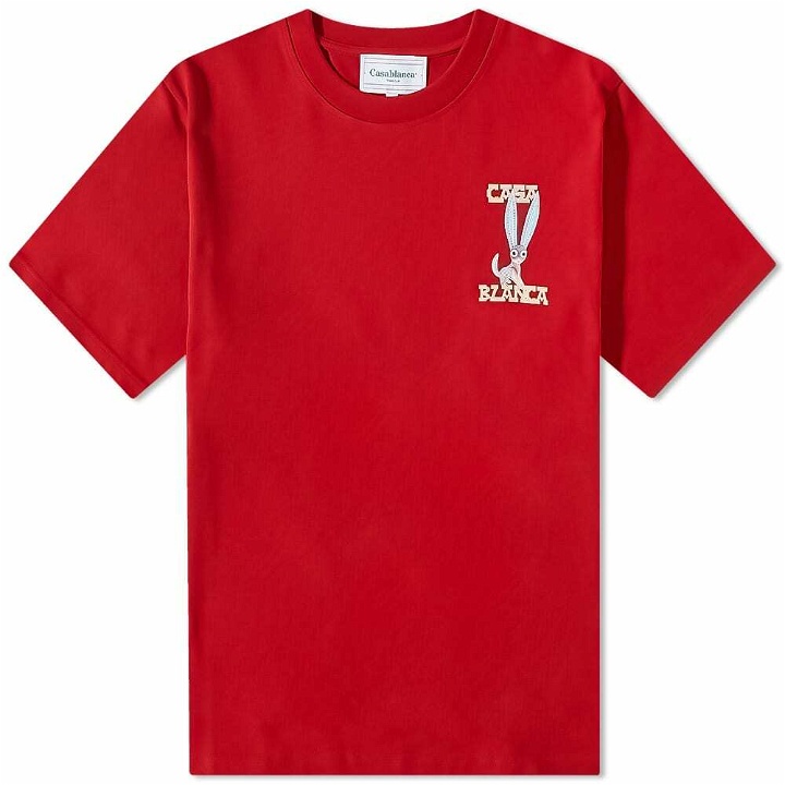 Photo: Casablanca Men's Souvenir T-Shirt in Red