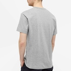 Comme des Garçons Play Men's Basic Logo T-Shirt in Grey/Black