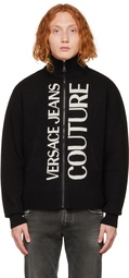 Versace Jeans Couture Black Zip-Up Sweater