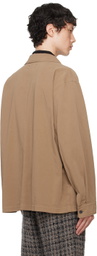ATON Beige Cotton Jacket