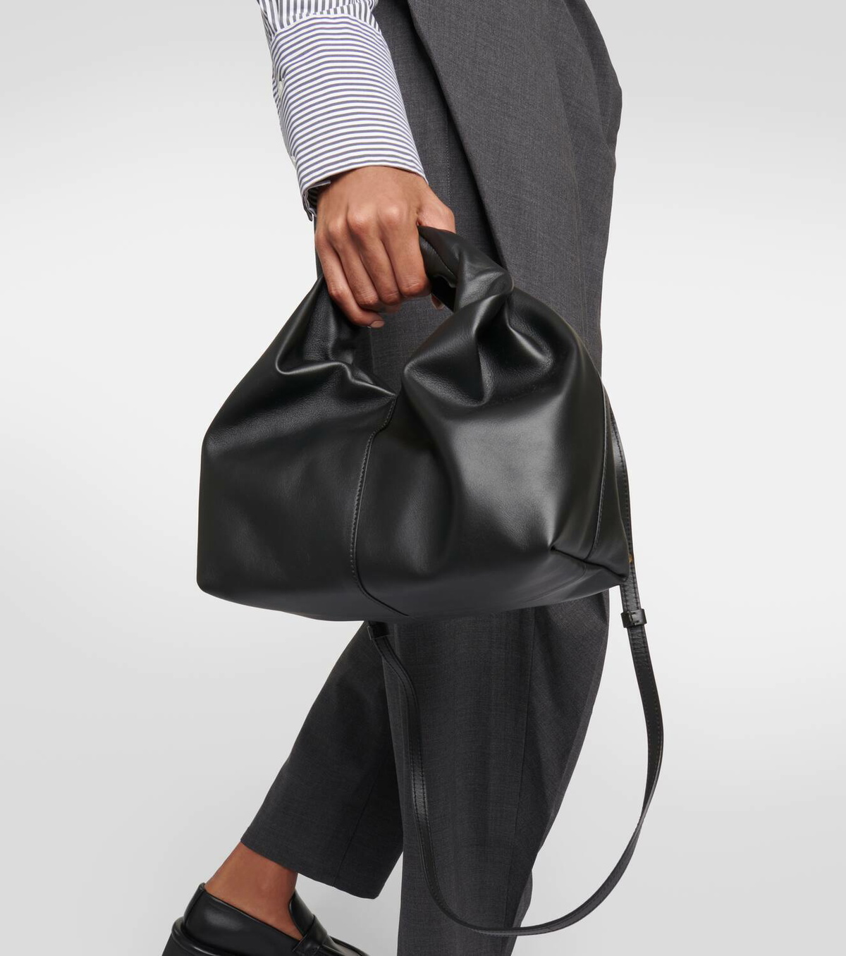 JW Anderson Twister mini leather tote bag JW Anderson JW Anderson Twister mini leather tote bag JW Anderson
