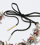 Dries Van Noten Embellished fringed necklace