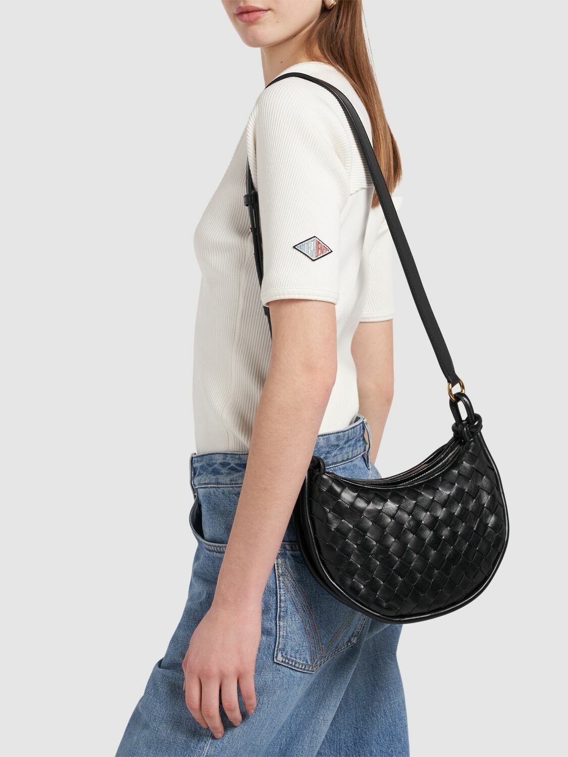 BOTTEGA VENETA Gemelli Messenger Leather Cross-body Bag