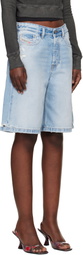 Diesel Blue De-Sire-Short Denim Shorts
