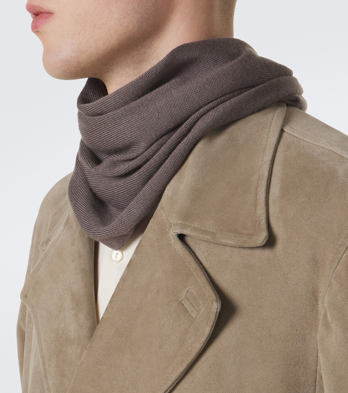 Stòffa Wool and silk scarf